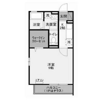東京都豊島区千川１丁目 賃貸アパート 1K
