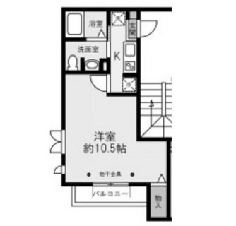 東京都中野区中央５丁目 賃貸マンション 1K