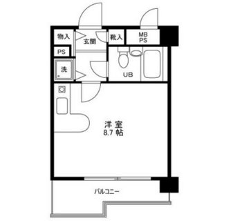 東京都足立区保木間５丁目 賃貸マンション 1R