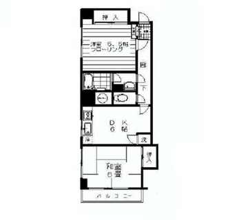 東京都北区田端新町２丁目 賃貸マンション 2DK