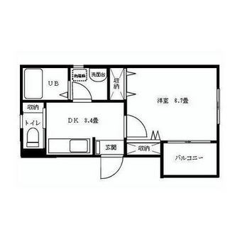 東京都中央区月島２丁目 賃貸マンション 1K