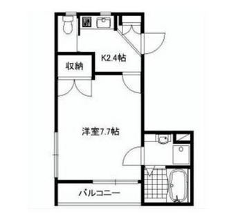 東京都目黒区祐天寺２丁目 賃貸マンション 1K