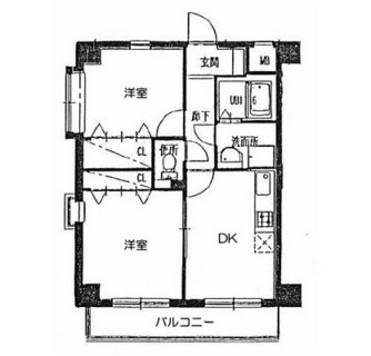 東京都目黒区目黒４丁目 賃貸マンション 2DK
