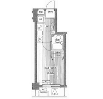 東京都目黒区中央町２丁目 賃貸マンション 1K