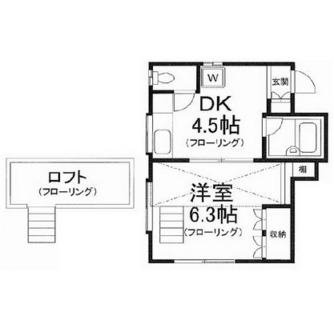 東京都板橋区大谷口２丁目 賃貸アパート 1DK