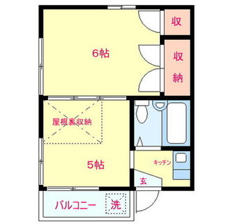 東京都北区上十条５丁目 賃貸アパート 2K