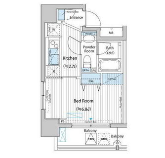 東京都港区南麻布４丁目 賃貸マンション 1K