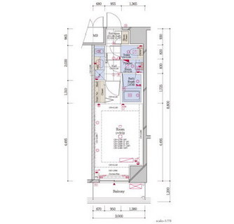 東京都港区芝２丁目 賃貸マンション 1K