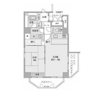 東京都北区堀船２丁目 賃貸マンション 1LDK