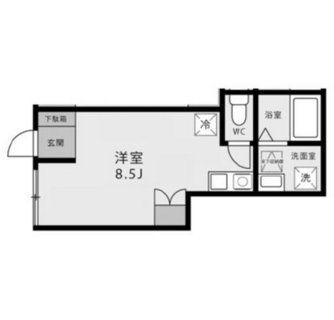 東京都目黒区八雲２丁目 賃貸アパート 1R