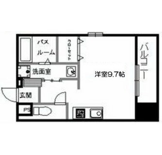 東京都北区田端２丁目 賃貸マンション 1R