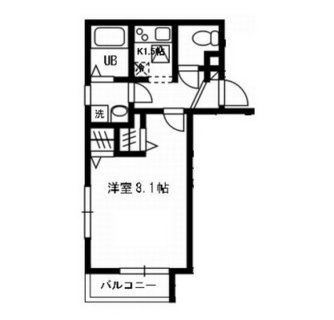 東京都杉並区永福３丁目 賃貸マンション 1K