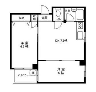 東京都三鷹市下連雀３丁目 賃貸マンション 2DK