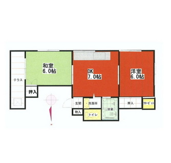東京都足立区千住緑町２丁目 賃貸マンション 2DK