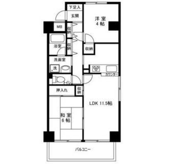 東京都台東区松が谷２丁目 賃貸マンション 2LDK
