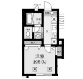 東京都新宿区大久保１丁目 賃貸マンション 1K