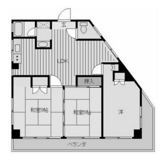 東京都北区王子４丁目 賃貸マンション 3LDK