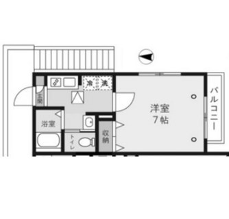 東京都杉並区上高井戸１丁目 賃貸アパート 1K