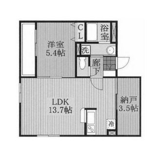 東京都足立区扇１丁目 賃貸マンション 1SLDK