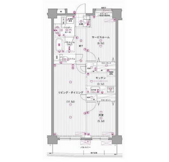 東京都足立区一ツ家２丁目 賃貸マンション 1SLDK