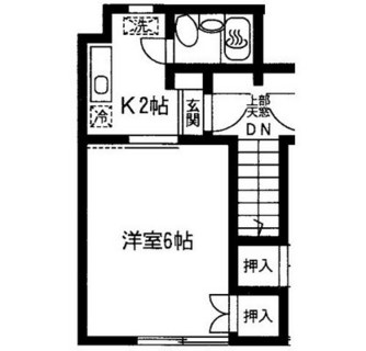 東京都新宿区下落合３丁目 賃貸アパート 1K