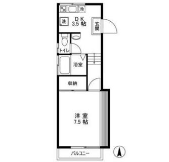 東京都練馬区旭丘２丁目 賃貸アパート 1K