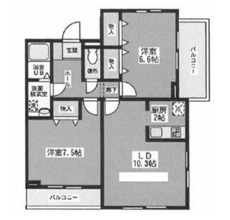 東京都荒川区町屋６丁目 賃貸マンション 2LDK
