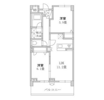 東京都北区西ヶ原１丁目 賃貸マンション 2LDK