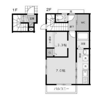 東京都世田谷区給田３丁目 賃貸アパート 1DK