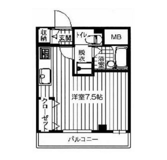 東京都北区滝野川７丁目 賃貸マンション 1R