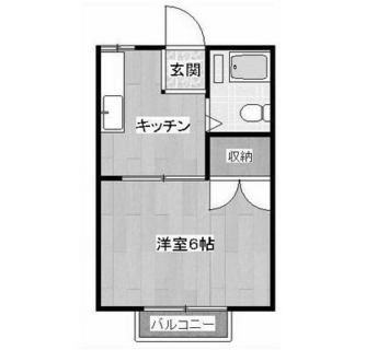 東京都中野区松が丘１丁目 賃貸アパート 1K