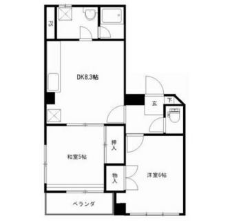 東京都足立区千住龍田町 賃貸マンション 2DK