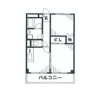 東京都北区桐ヶ丘２丁目 賃貸マンション 2DK
