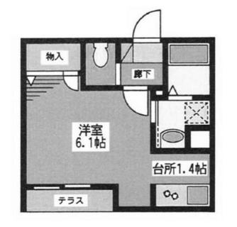 東京都荒川区町屋２丁目 賃貸マンション 1K