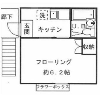 東京都豊島区西池袋２丁目 賃貸アパート 1K