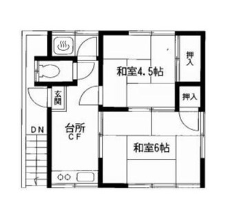 東京都北区滝野川５丁目 賃貸アパート 2K