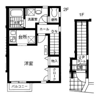 東京都豊島区千早２丁目 賃貸アパート 1K