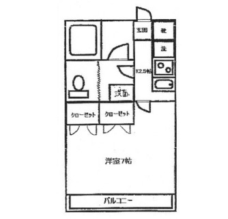 東京都北区田端新町１丁目 賃貸マンション 1K