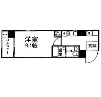 東京都豊島区北大塚２丁目 賃貸マンション 1K