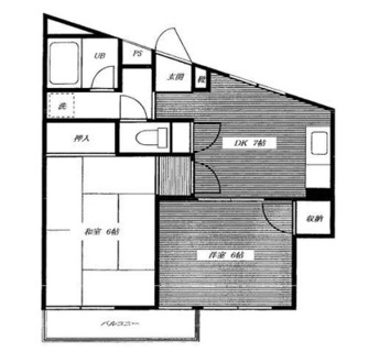 東京都板橋区赤塚２丁目 賃貸マンション 2DK