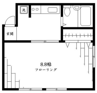 東京都北区赤羽台３丁目 賃貸アパート 1K