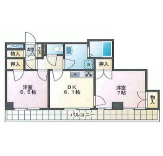 東京都荒川区町屋３丁目 賃貸マンション 2DK