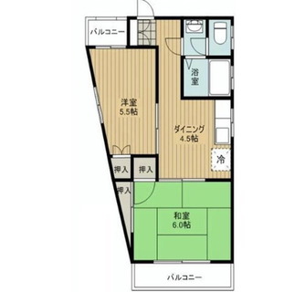 東京都北区赤羽西１丁目 賃貸マンション 2DK