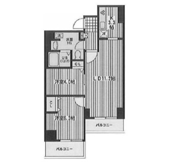 東京都北区上十条１丁目 賃貸マンション 2LDK