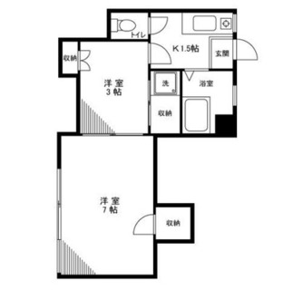 東京都江東区門前仲町２丁目 賃貸マンション 1DK