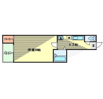 東京都新宿区水道町 賃貸アパート 1K