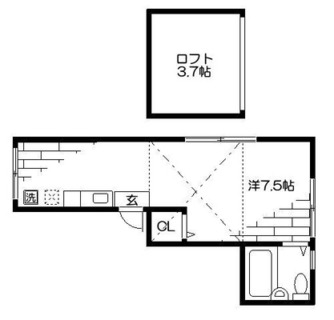 東京都北区十条仲原２丁目 賃貸アパート 1R