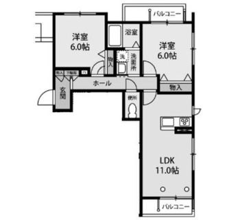 東京都足立区一ツ家２丁目 賃貸マンション 2LDK