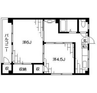 東京都杉並区荻窪４丁目 賃貸マンション 2K