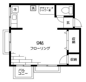 東京都豊島区目白２丁目 賃貸アパート 1R